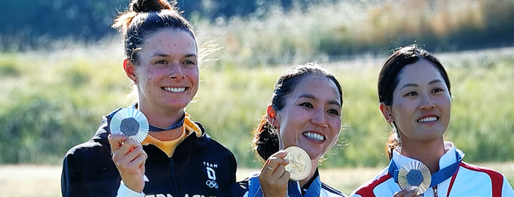 Golf Olympia Medaillen Damen